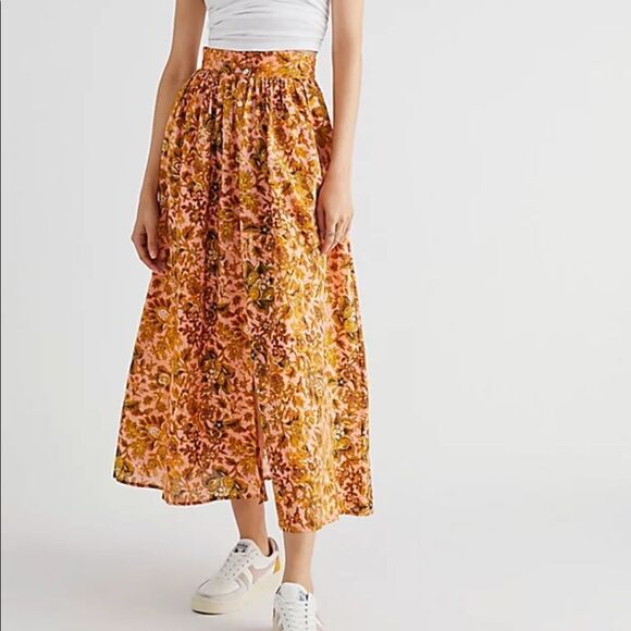 NWT Free People Kinga Csilla Callista Skirt Small B-1279 - Picture 1 of 2
